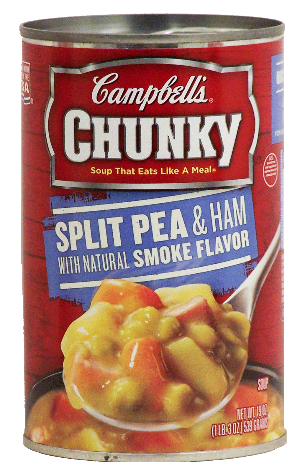 Campbell's Chunky split pea & ham soup that eats like a meal Full-Size Picture